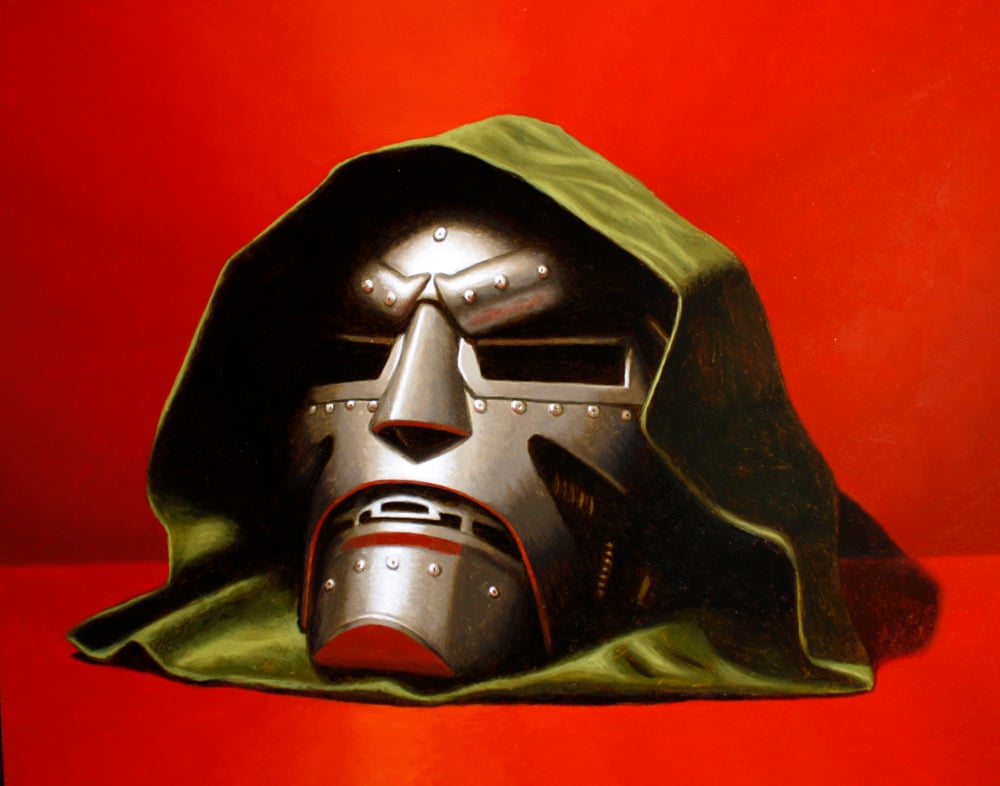 Image of DOOM original oil painting 