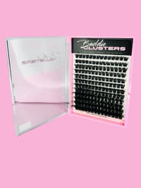 Image 1 of #5-“Volume Baddie” Volume D-Curl Lash Clusters (D-160) | Baddie Clusters