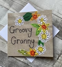 Groovy Granny Floral Card