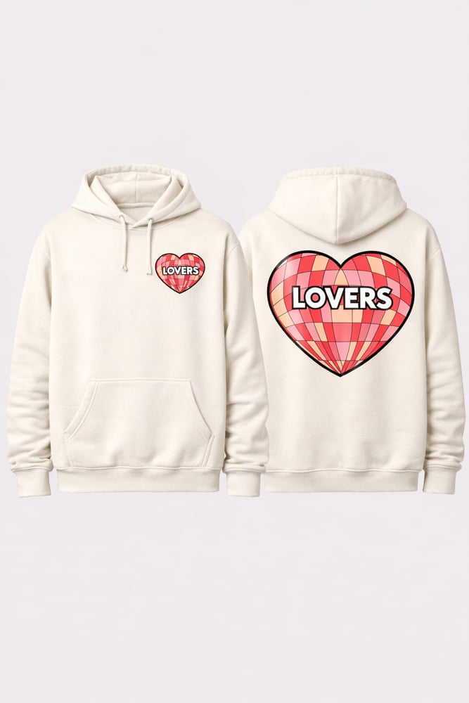 Image of Lovers Be Mine ‘26 White Hoodie 