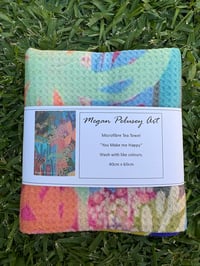 Image 1 of Tea towel microfibre - You Make Me Happy