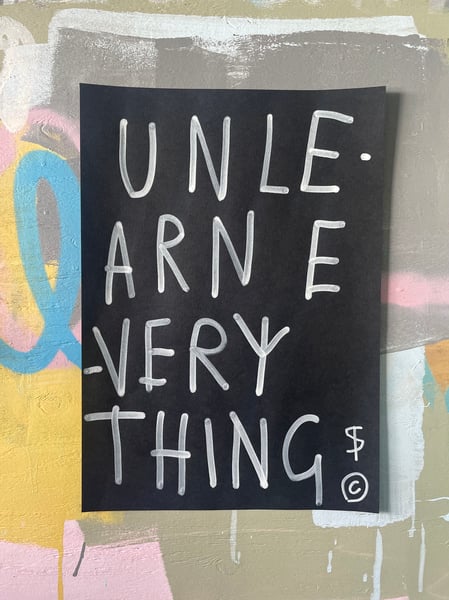 Image of Unlearn everything 