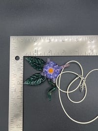 Image 2 of Pink flower pendant