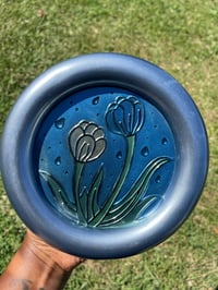 Image 1 of Handcrafted Resin Flower Tray Dish Wall art