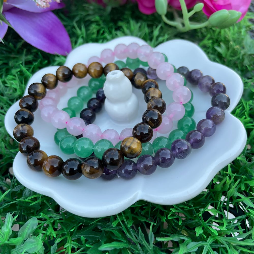 Natural crystal bracelets