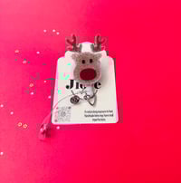 Image 1 of Reindeer badge reel 
