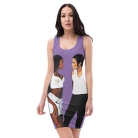 Image 2 of Icons All-Over Print Dress Purple