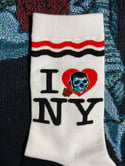 I Love NY crew socks