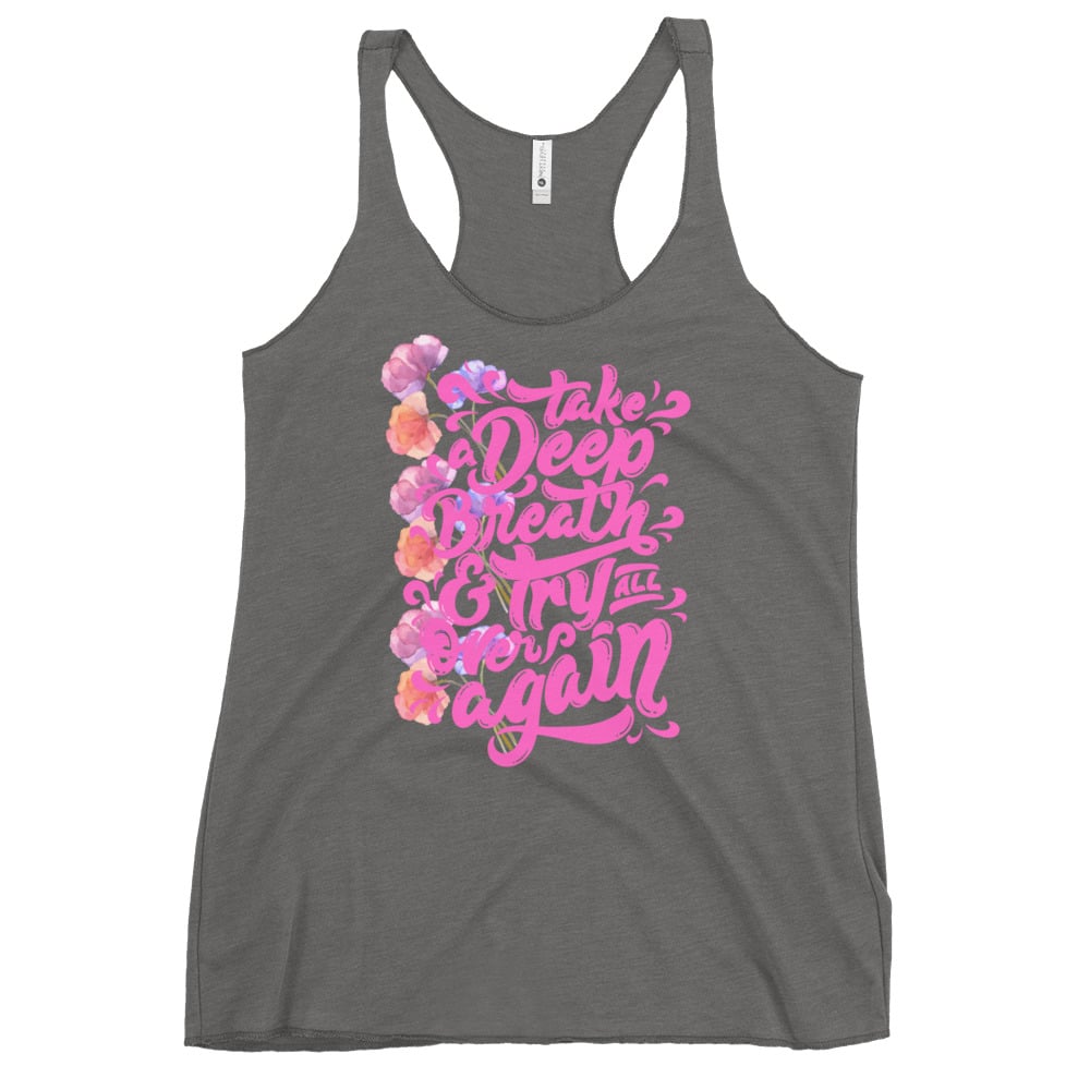 ZEN EXP - “Take a deep breath” Women's Racerback Tank