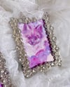 ‘Dreamy’ Pet Portrait ~ Mini Silver Frame