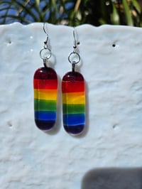 Image of Rainbow Pride Earrings 