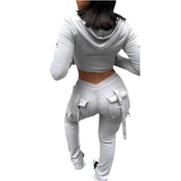 Image 2 of Hooded Two Piece Pants Set
