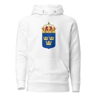 Image 2 of Basic Tre Kronor Unisex Hoodie Clean Back