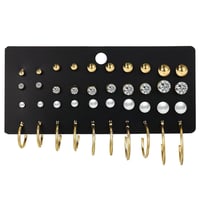 Image 1 of 20 pairs Earring Stud Set 