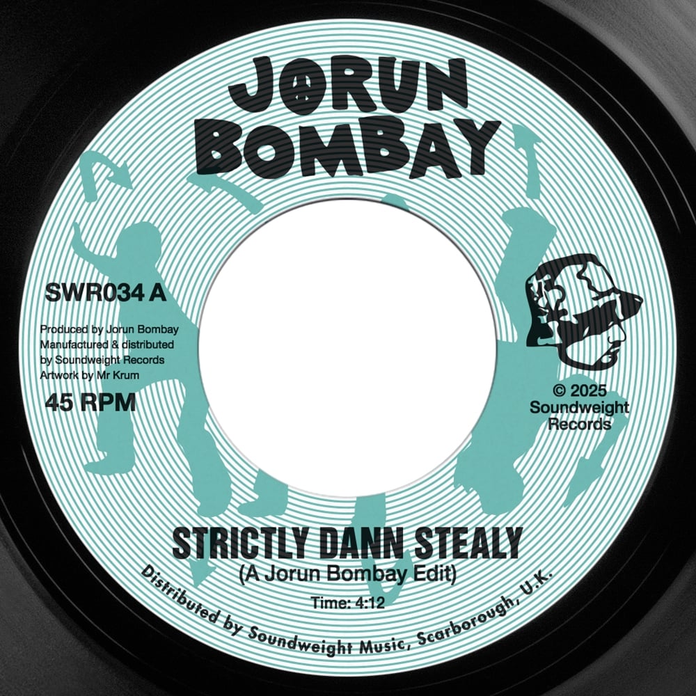 Image of Jorun Bombay - Strictly Dann Stealy/Whole Grain O's (Black Vinyl)
