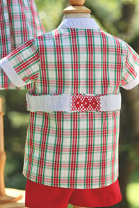 Image 3 of Size 3 Boy’s Lourdes Tartan Set 