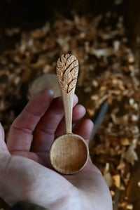 Image 2 of Falling Leaves Coffee Scoop —