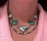 Image 3 of Kingman & White Buffalo Choker/short necklace