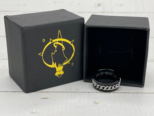 Image of Final Fantasy 14 FF14 FFXIV Haurchefant Ring || Spinner Ring Anti Anxiety