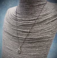 Image 6 of Ammonite Talisman – Handmade Sterling Silver Spiral Necklace, Symbol of Strength & Resilience
