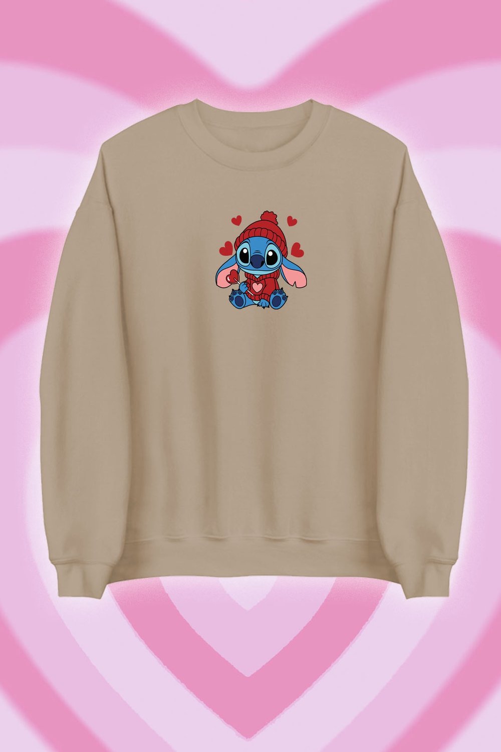 Image of Stitch Lollipop Crewneck Sweater 