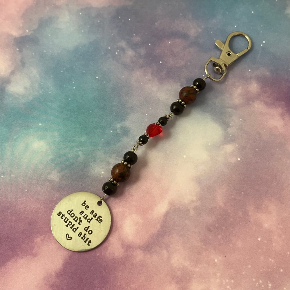 Image of Be Safe Keychain