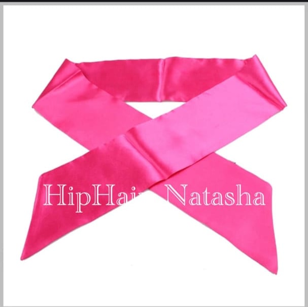 Image of Black/Pink Solid Scarf 