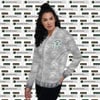 GREY REBEL (WHITE TRIM) - LAGOS TRAFFIC RUSTIC BOMBER JACKET