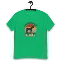 Image 1 of Unisex classic tee, Easily Distracted By Horses Tee