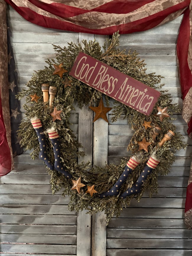 #9 God Bless America Wreath