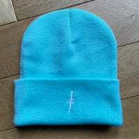 Mint Embroidered Symbol Beanie