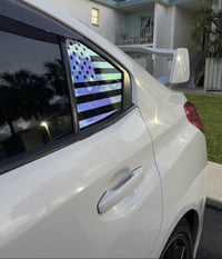 Image 3 of WRX/STI Quarter Window American Flag Decals