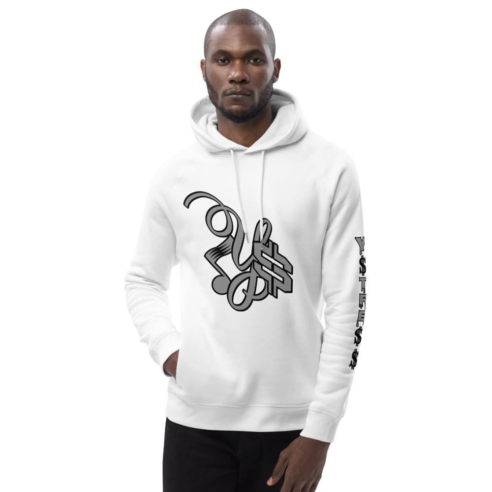 Image of YSDB Exclusive Grey and Black Unisex pullover hoodie 