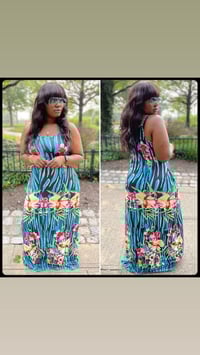 Milan long maxi dress with pockets 
