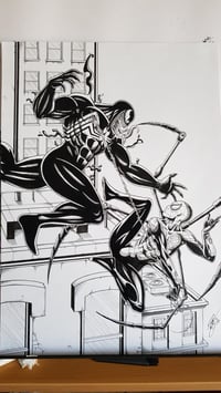 “VENOM VS SPIDEY INKS” 11 x 17!