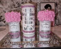 ROSE BIRTHDAY CANDLE SET