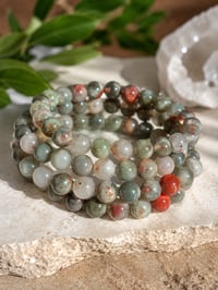 Image 1 of Bloodstone 8mm Bracelet