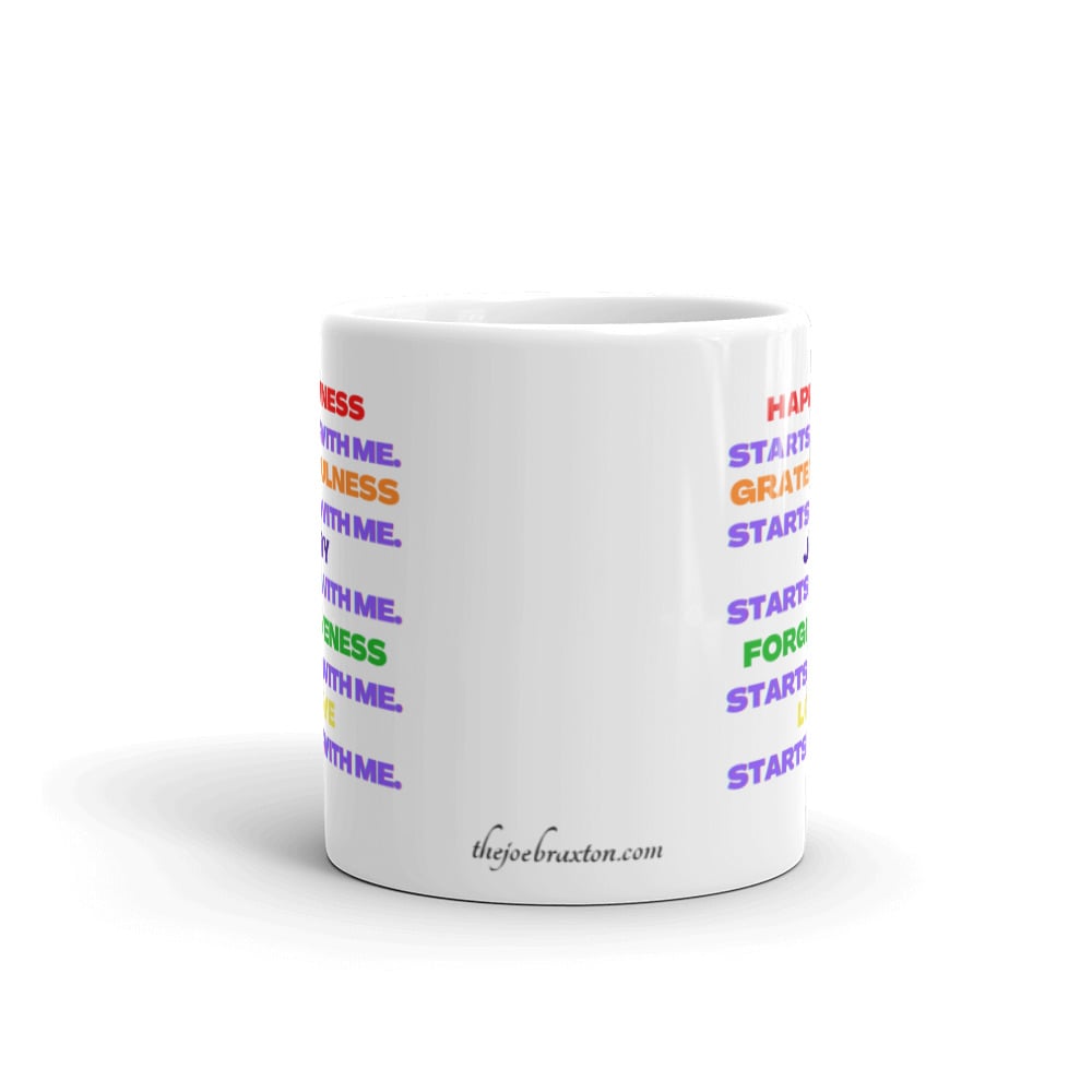 Image of It All Starts With Me Mantra Mug (color)