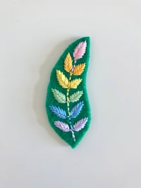 Image 2 of Pastel Rainbow Leaves Patch
