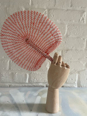 Image of African Hand woven Fans made from recycled plastics  A