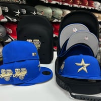 Image 1 of New Era 59Fifty Royal Slab City and  Slab City 6 pack carrier * Holiday Combo