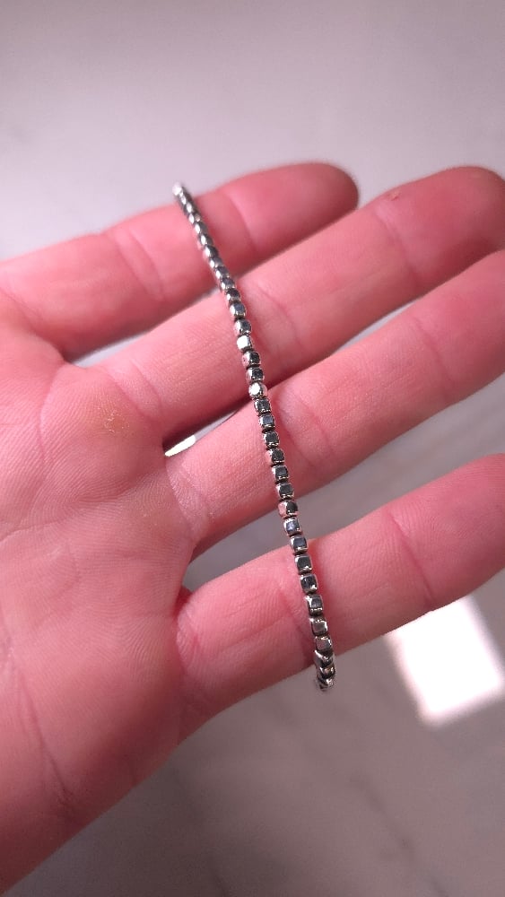 Image of Box bead bracelet 