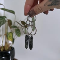 Image 2 of Crystal Hoops