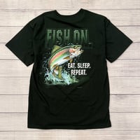 Image 1 of Vintage Fish On Tee - L