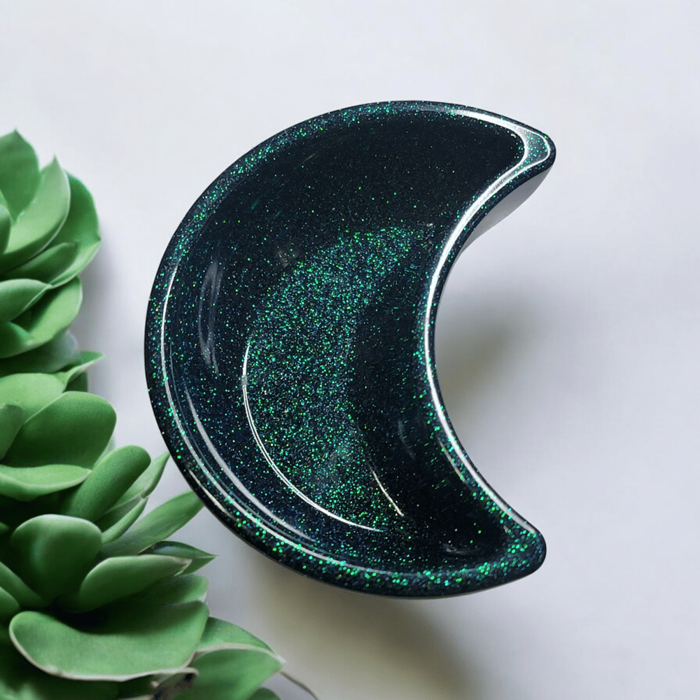 Image of Glitter Moon Trinket Dish 