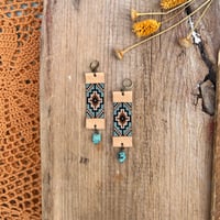 Image 1 of Tapestry earrings no.1