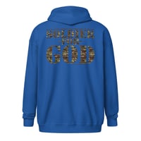 Image 4 of Soldier For God Unisex heavy blend zip hoodie