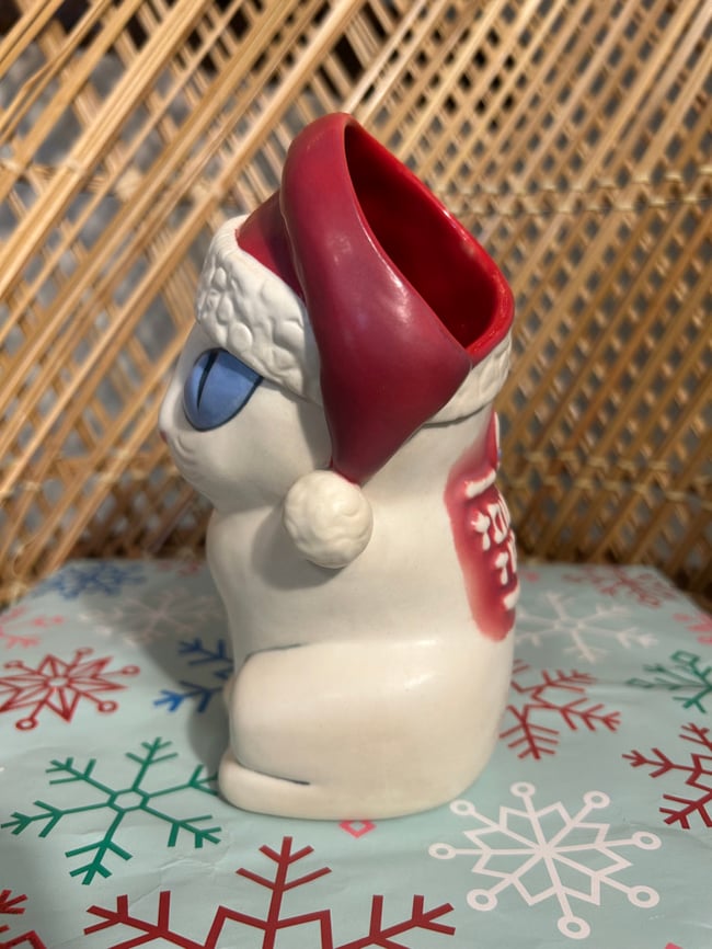 TONKINESE TERRACE “KITTY CLAUS” Blue 1 OF 1