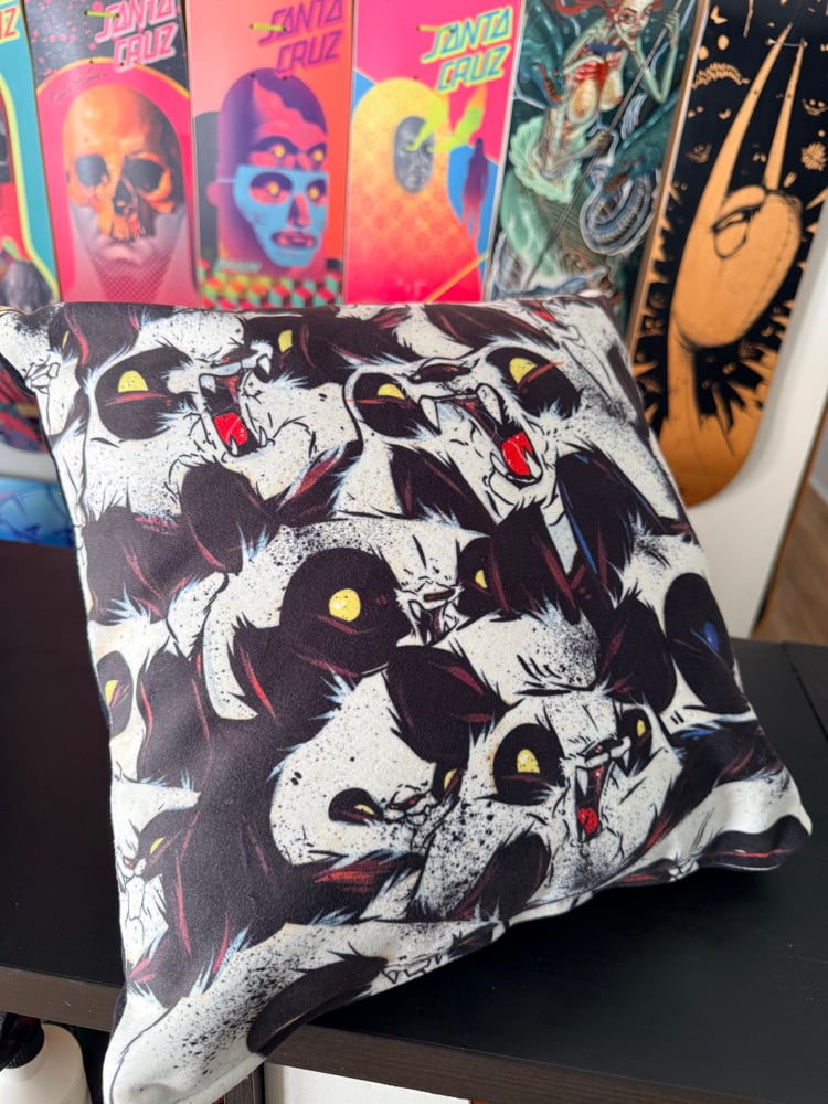 Image of Wall Of Fur and Fang Proto-Pillow 