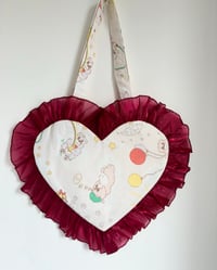 Image 2 of The Dreamland Bear Heart Tote- LFW Collection 🧸🖤